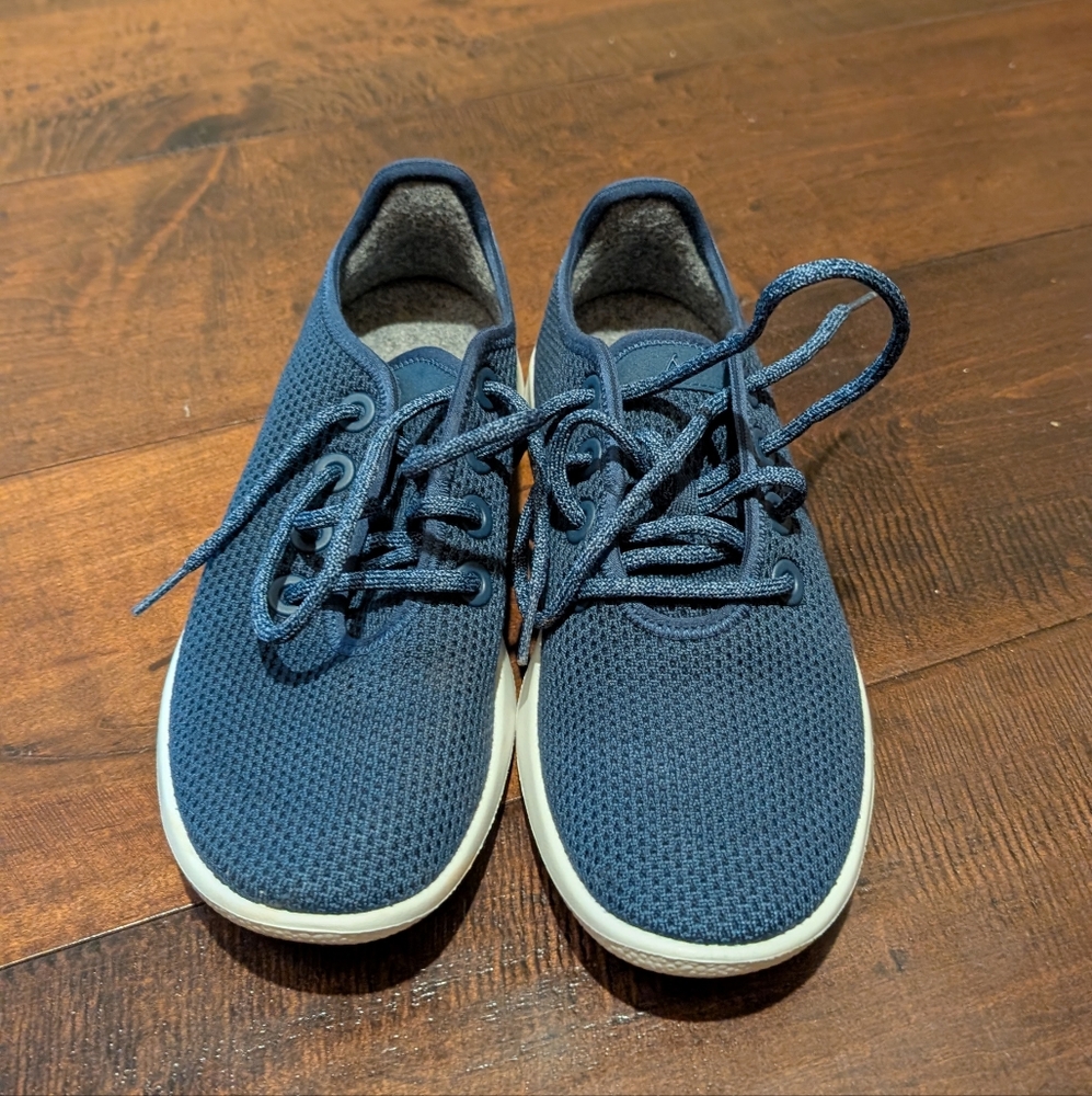 Allbirds Marine Blue Tree Runners, W8
